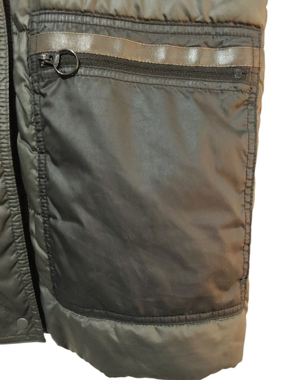 Adidas x Stella McCartney Lightweight Puffer Vest Gilet Green Utility/Luxury - L - Picture 4 of 13